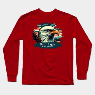 Bald Eagle - WILD NATURE - BALD EAGLE -1 Long Sleeve T-Shirt